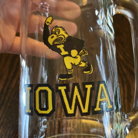 Vintage Iowa Hawkeyes Beer Mug - Picture 2 of 5